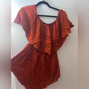 NWT - Summer House Farrah Flounce Romper